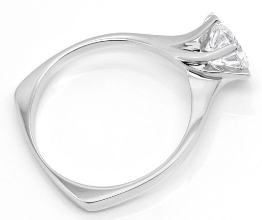 Foto 3 - Einkaräter Solitär-Diamant-Ring 1,14 Brillant-Weißgold, S5278