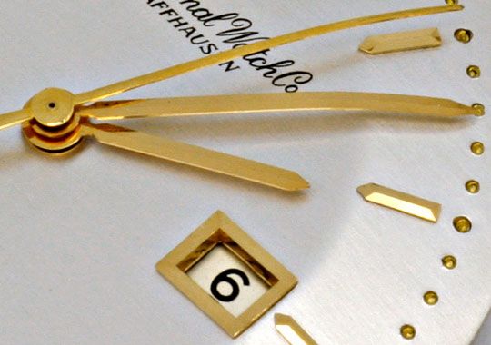 Foto 3 - IWC Gold Herren-Armbanduhr antik Automatik Datum Topuhr, U1587